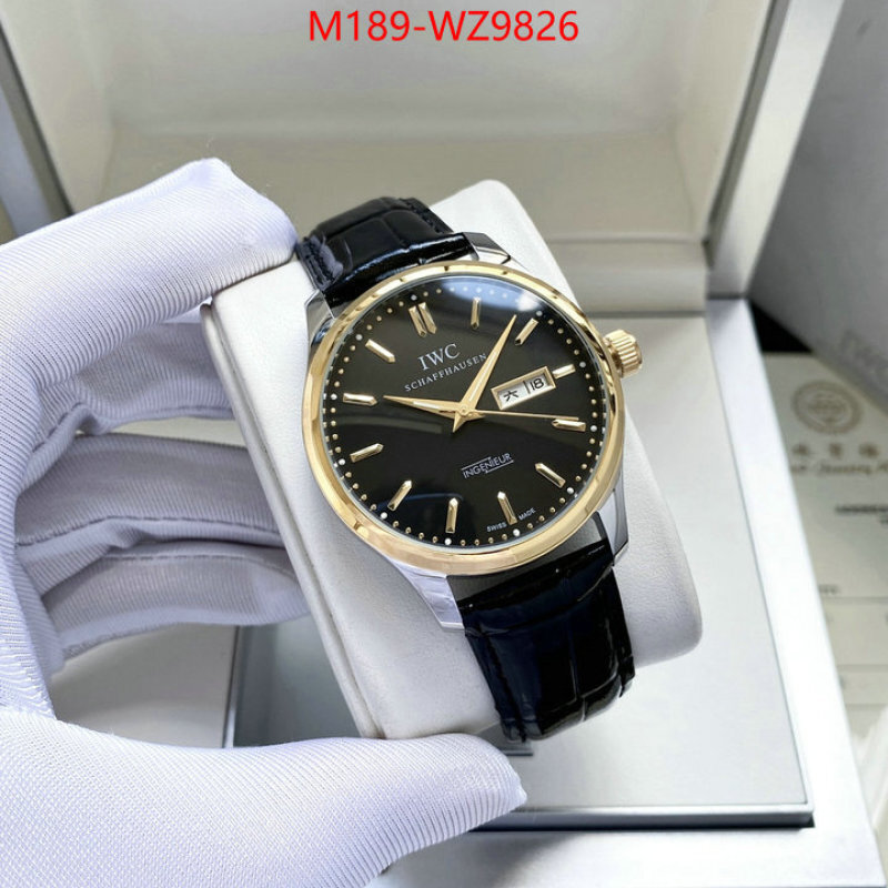 Watch(4A)-IWC website to buy replica ID: WZ9826 $: 189USD