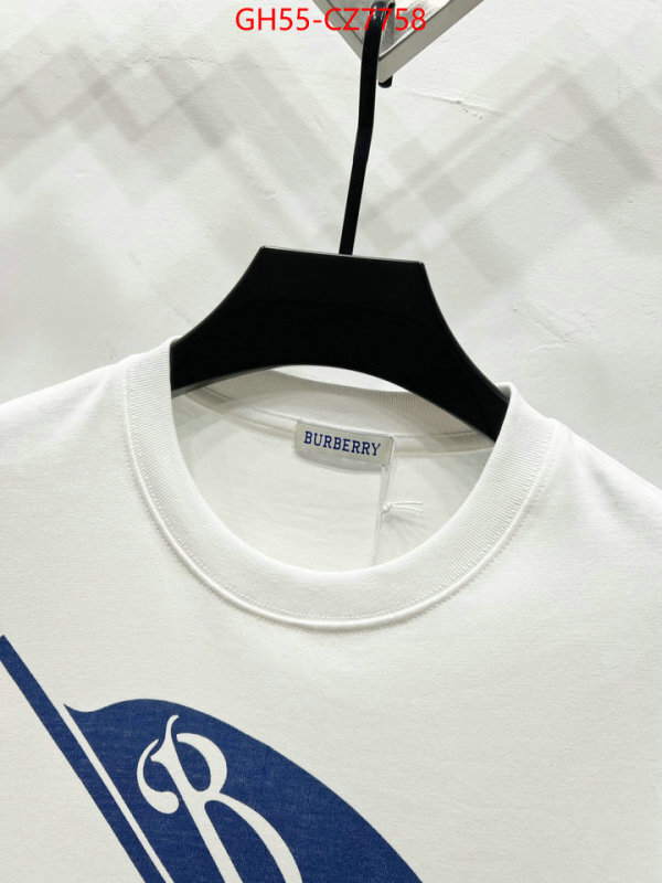 Clothing-Burberry hot sale ID: CZ7758 $: 55USD