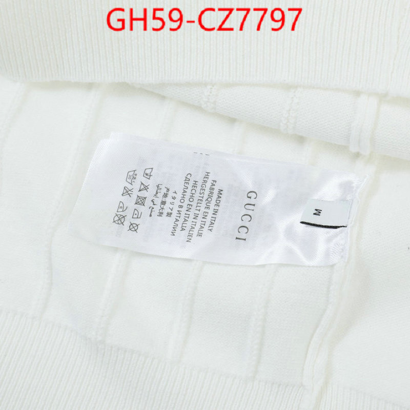 Clothing-Gucci cheap wholesale ID: CZ7797 $: 59USD