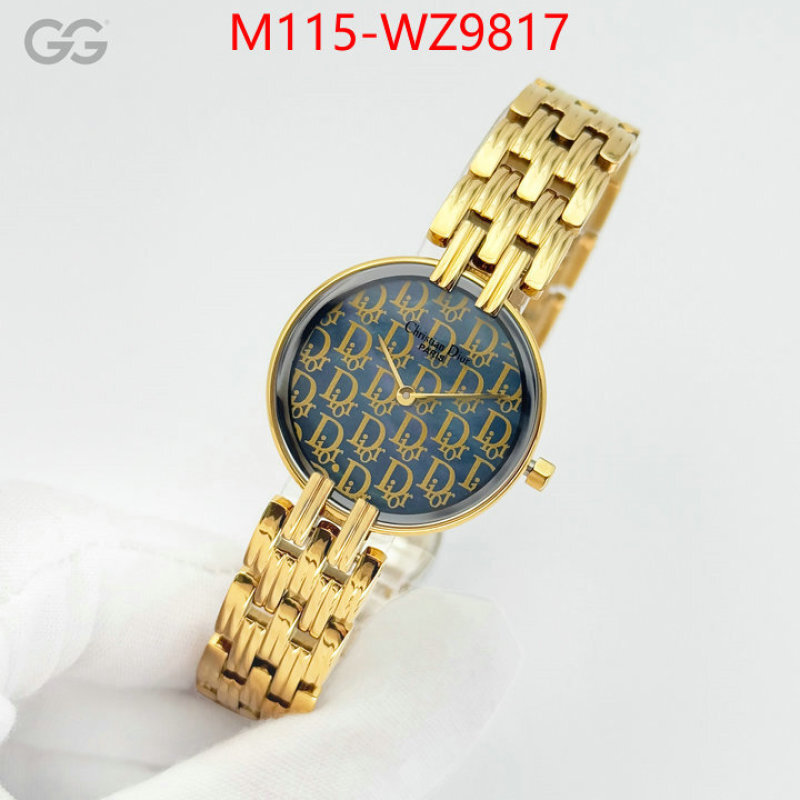 Watch(4A)-Dior what's the best place to buy replica ID: WZ9817 $: 115USD