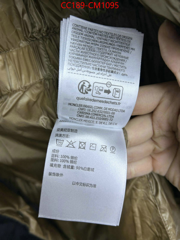 Down jacket Women-Moncler luxury fake ID: CM1095 $: 189USD