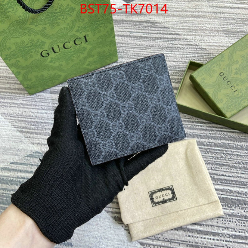 Gucci Bags(TOP)-Wallet- 2024 replica wholesale cheap sales online ID: TK7014 $: 75USD,