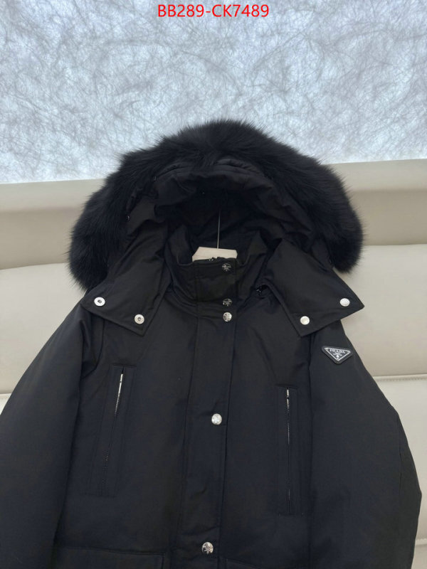Down jacket Women-Prada the highest quality fake ID: CK7489 $: 289USD