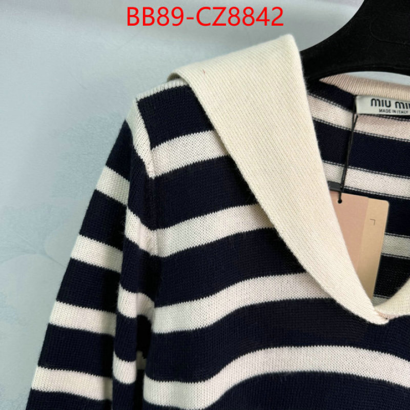 Clothing-MIU MIU is it ok to buy replica ID: CZ8342 $: 89USD