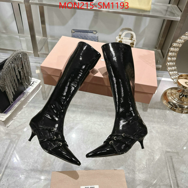 Women Shoes-Miu Miu mirror copy luxury ID: SM1193 $: 215USD
