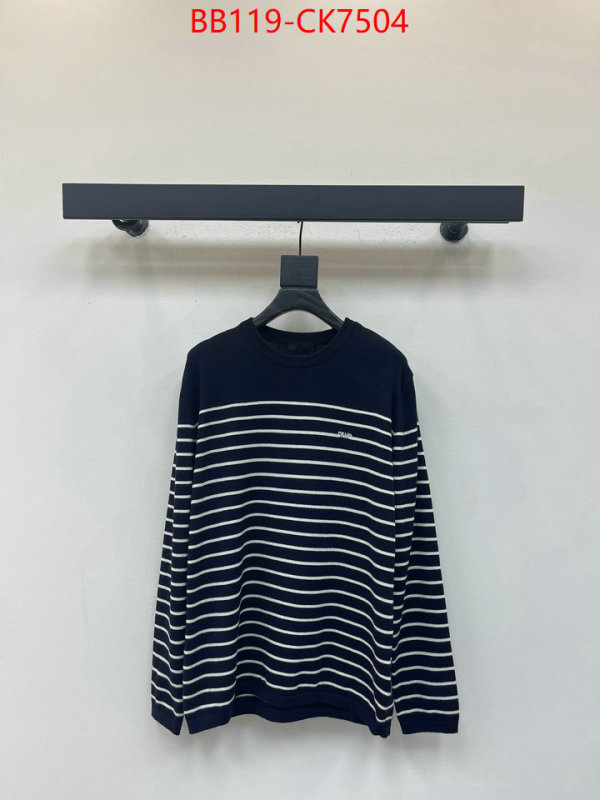 Clothing-Prada good quality replica ID: CK7504 $: 119USD