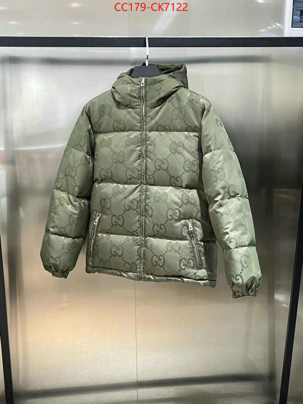 Down jacket Men-Gucci high-end designer ID: CK7122 $: 179USD