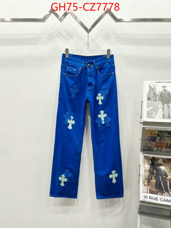 Clothing-Chrome Hearts 7 star replica ID: CZ7778 $: 75USD