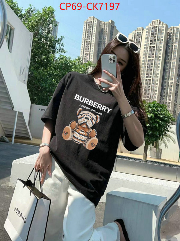 Clothing-Burberry designer high replica ID: CK7197 $: 69USD