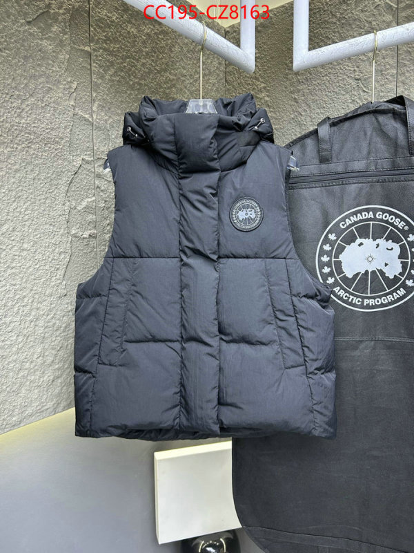 Down jacket Women-Canada Goose luxury cheap replica ID: CZ8163 $: 195USD