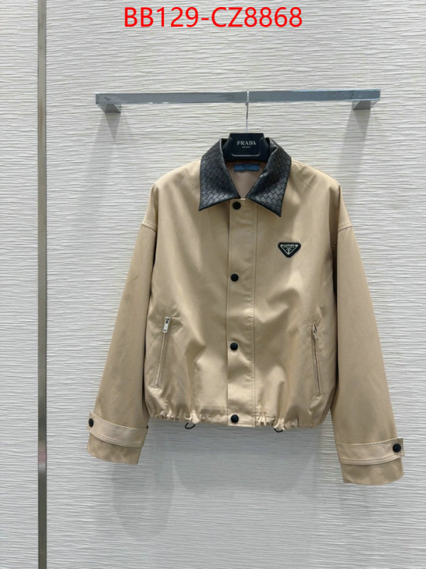 Clothing-Prada replica 1:1 ID: CZ8368 $: 129USD