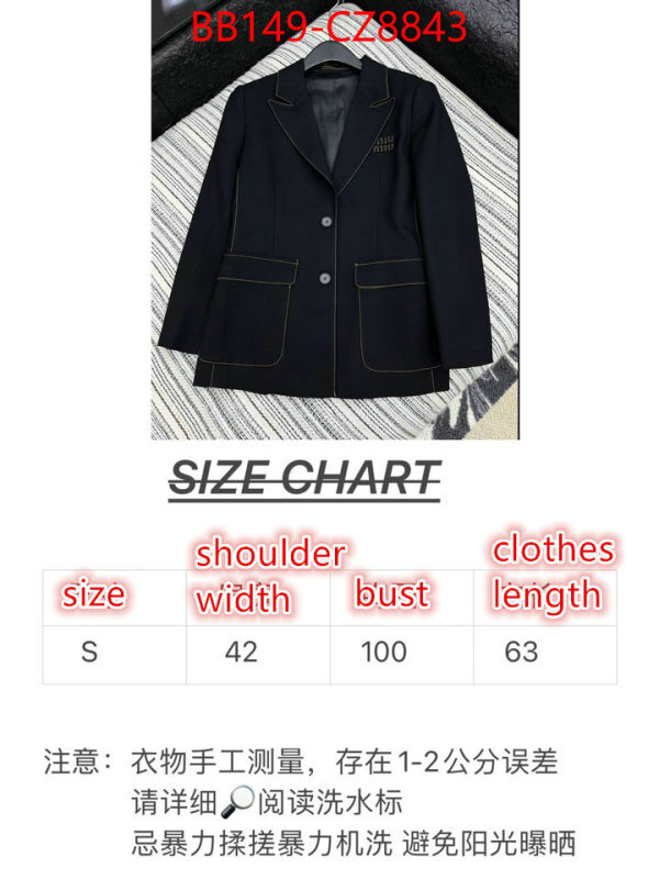 Clothing-MIU MIU where to buy high quality ID: CZ8343 $: 149USD