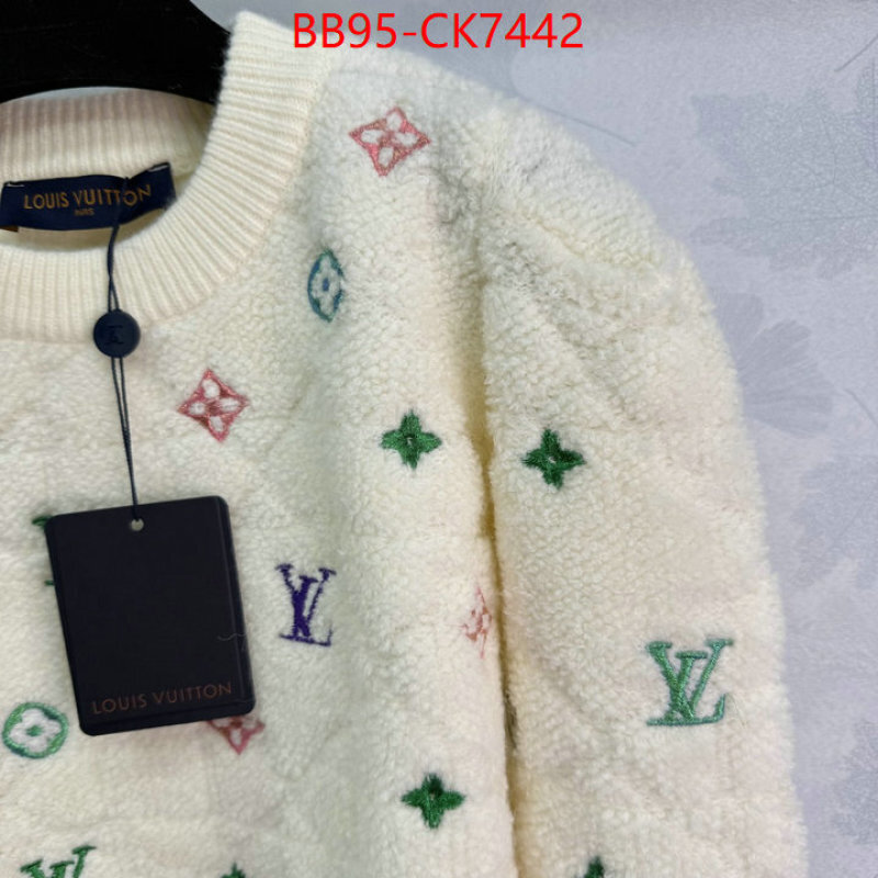 Clothing-LV fashion designer ID: CK7442 $: 95USD