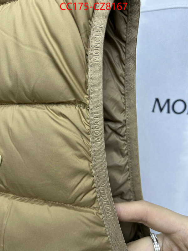 Down jacket Men-Moncler what is a 1:1 replica ID: CZ8167 $: 175USD