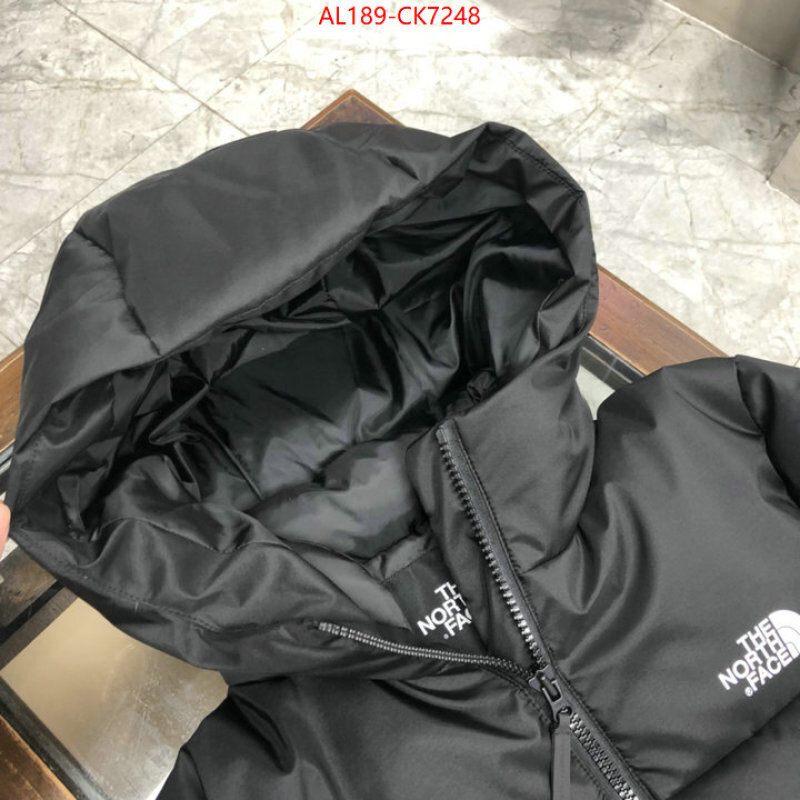 Down jacket Men-The North Face mirror copy luxury ID: CK7248 $: 189USD