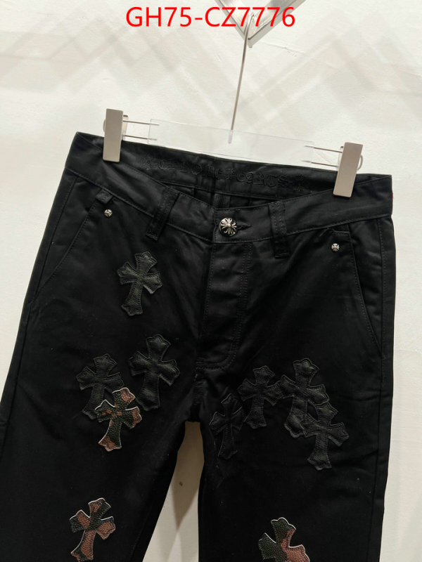 Clothing-Chrome Hearts replica aaaaa+ designer ID: CZ7776 $: 75USD