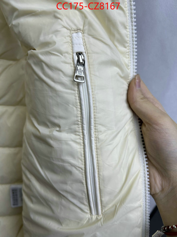 Down jacket Men-Moncler what is a 1:1 replica ID: CZ8167 $: 175USD
