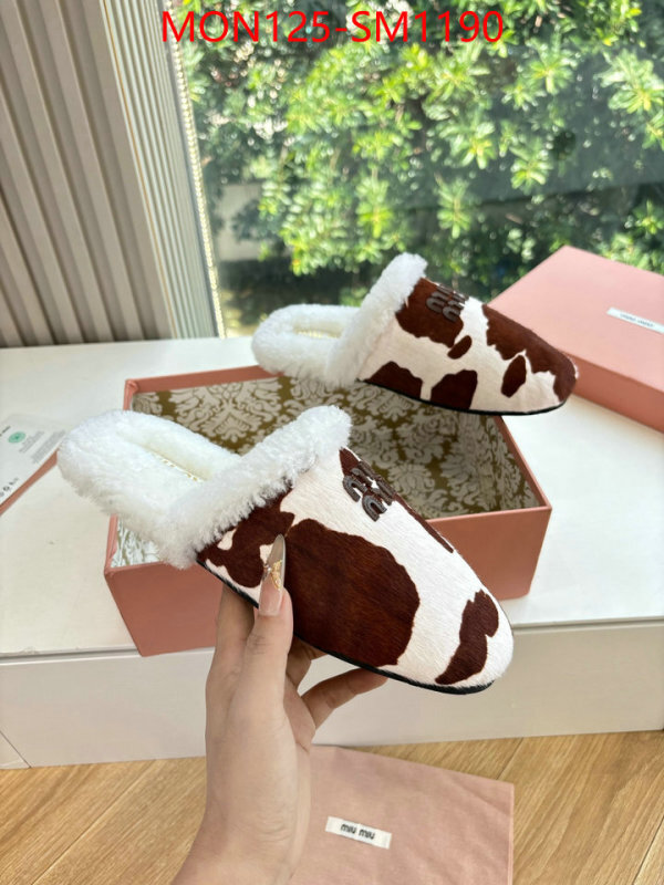 Women Shoes-Miu Miu best quality replica ID: SM1190 $: 125USD