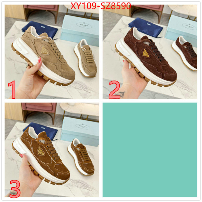 Men shoes-Prada aaaaa+ quality replica ID: SZ8590 $: 109USD