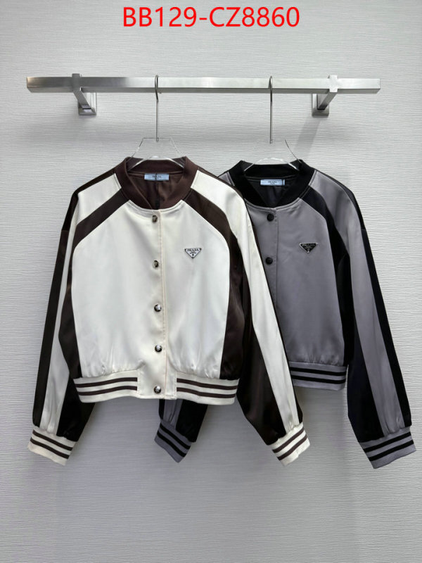 Clothing-Prada aaaaa replica designer ID: CZ8360 $: 129USD