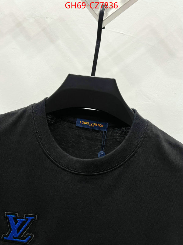 Clothing-LV best quality replica ID: CZ7836 $: 69USD