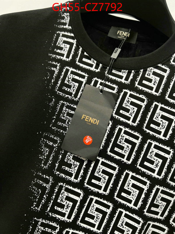 Clothing-Fendi high quality replica ID: CZ7792 $: 55USD