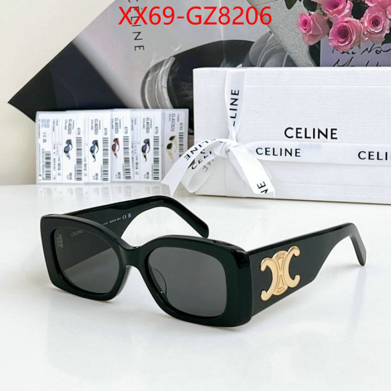 Glasses-CELINE where can i find ID: GZ8206 $: 69USD