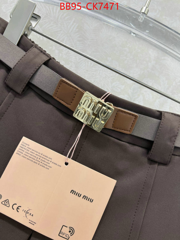 Clothing-MIU MIU what is aaaaa quality ID: CK7471 $: 95USD
