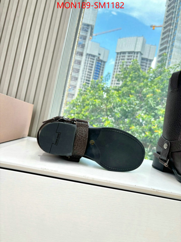 Women Shoes-Miu Miu quality replica ID: SM1182 $: 189USD