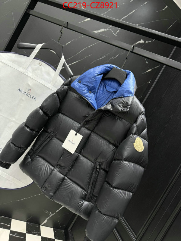 Down jacket Men-Moncler high quality ID: CZ8921 $: 219USD
