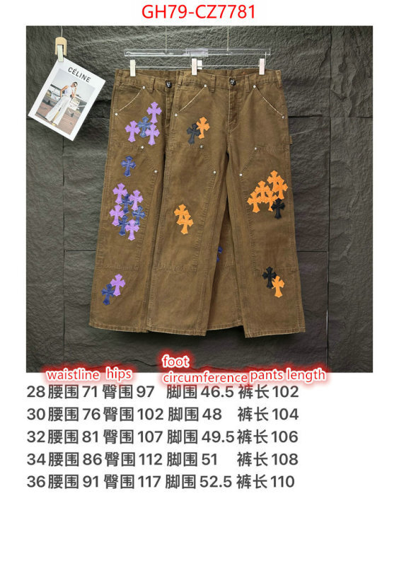 Clothing-Chrome Hearts top ID: CZ7781 $: 79USD