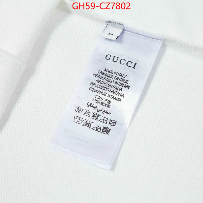 Clothing-Gucci sell high quality ID: CZ7802 $: 59USD