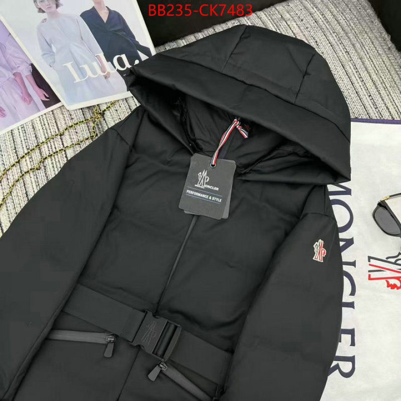 Down jacket Women-Moncler the best quality replica ID: CK7483 $: 235USD