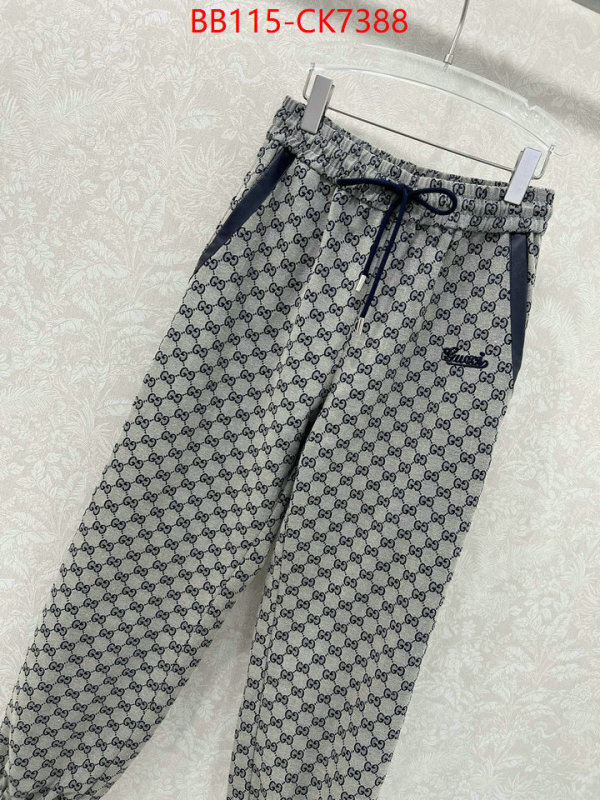 Clothing-Gucci replica wholesale ID: CK7388 $: 115USD