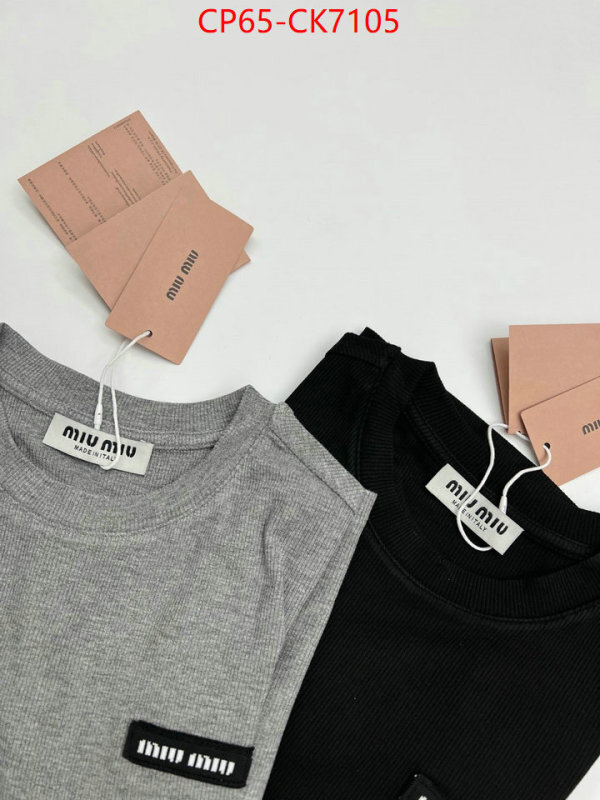 Clothing-MIU MIU the online shopping ID: CK7105 $: 65USD