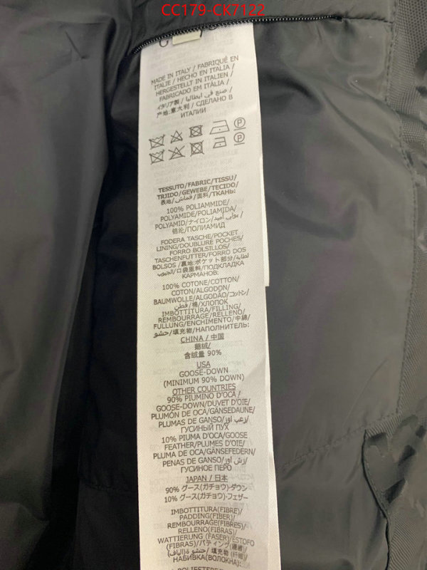 Down jacket Men-Gucci high-end designer ID: CK7122 $: 179USD