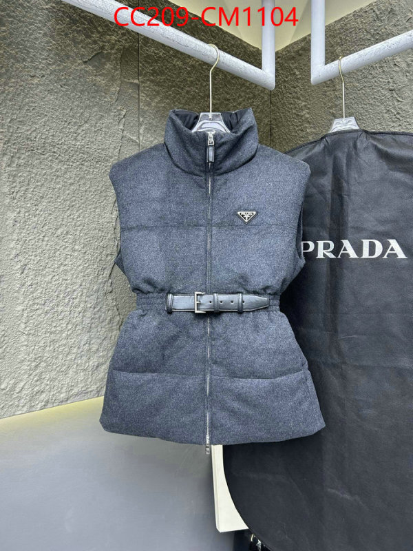Down jacket Women-Prada the top ultimate knockoff ID: CM1104 $: 209USD