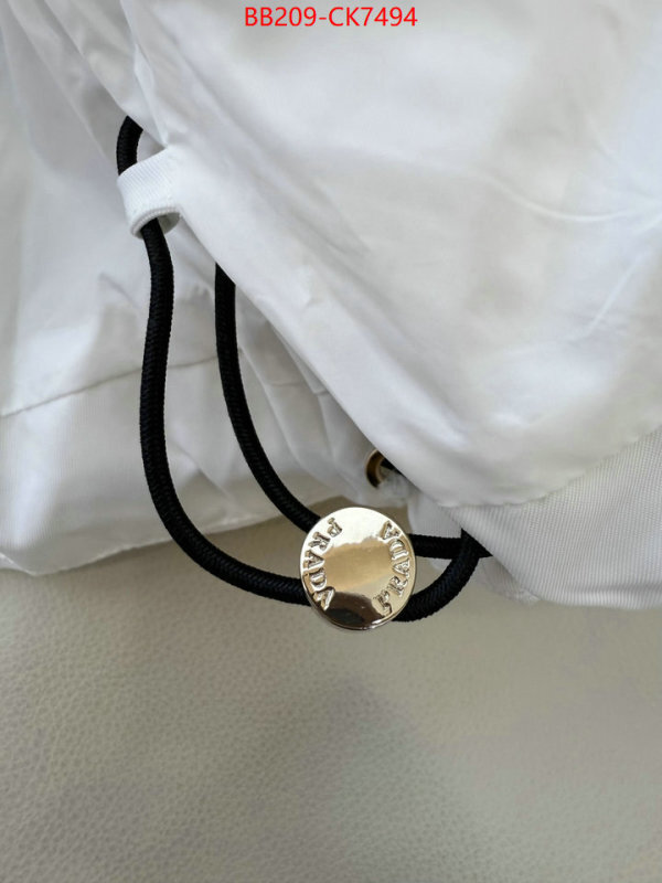 Down jacket Women-Prada what's the best to buy replica ID: CK7494 $: 209USD