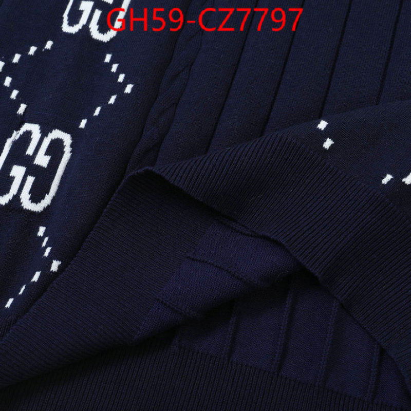 Clothing-Gucci cheap wholesale ID: CZ7797 $: 59USD