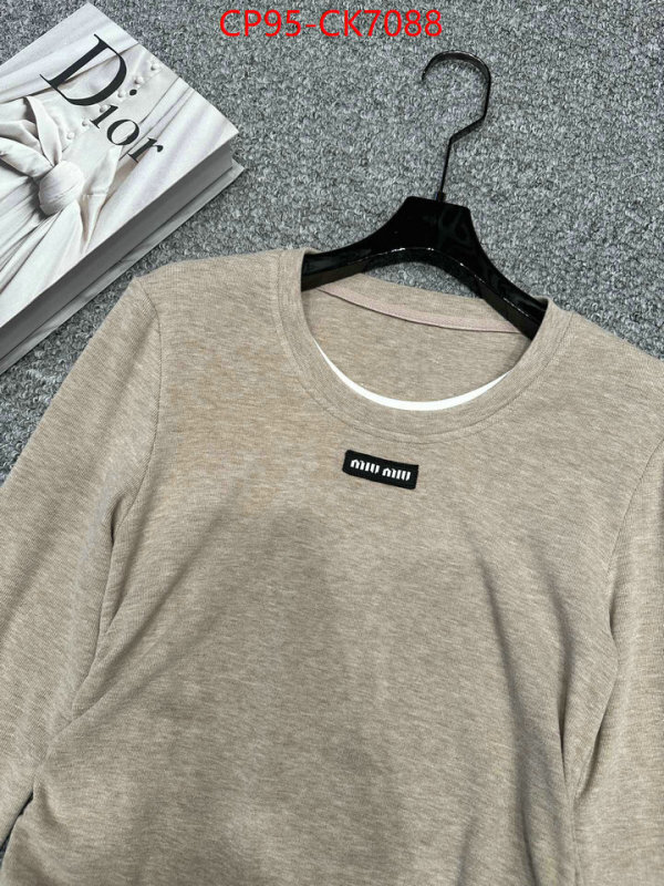 Clothing-MIU MIU how to find designer replica ID: CK7088 $: 95USD