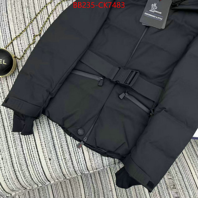 Down jacket Women-Moncler the best quality replica ID: CK7483 $: 235USD