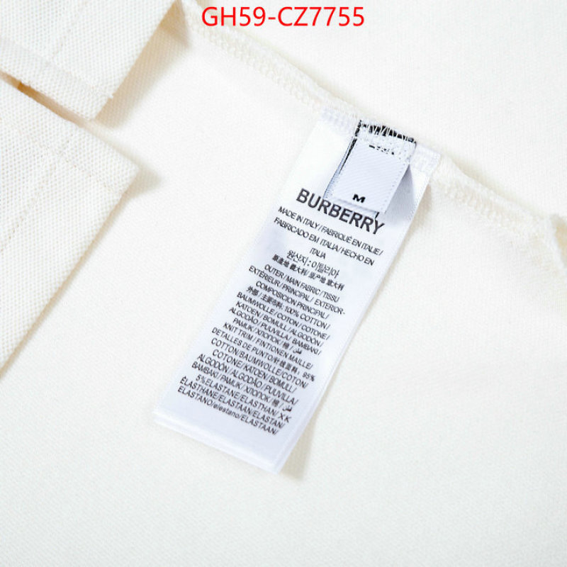 Clothing-Burberry luxury cheap replica ID: CZ7755 $: 59USD