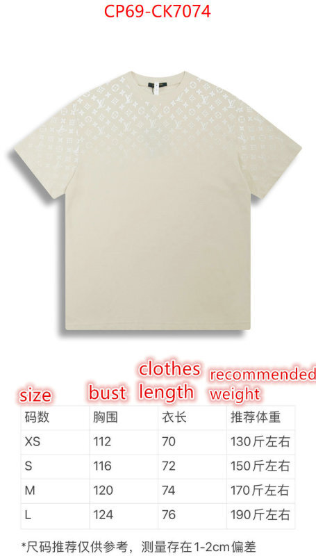 Clothing-LV replica aaaaa designer ID: CK7074 $: 69USD