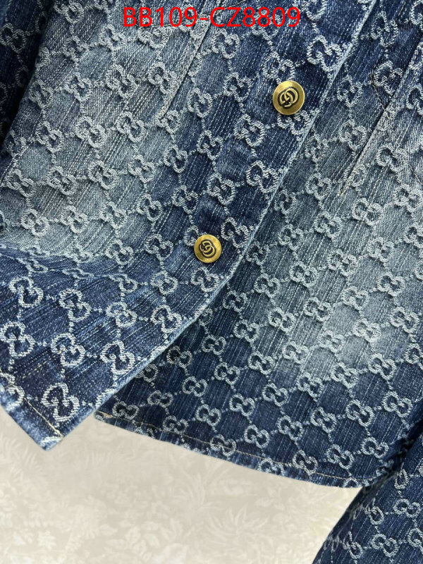 Clothing-Gucci shop designer replica ID: CZ8809 $: 109USD