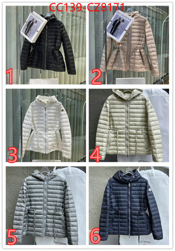 Down jacket Women-Moncler luxury ID: CZ8171 $: 139USD