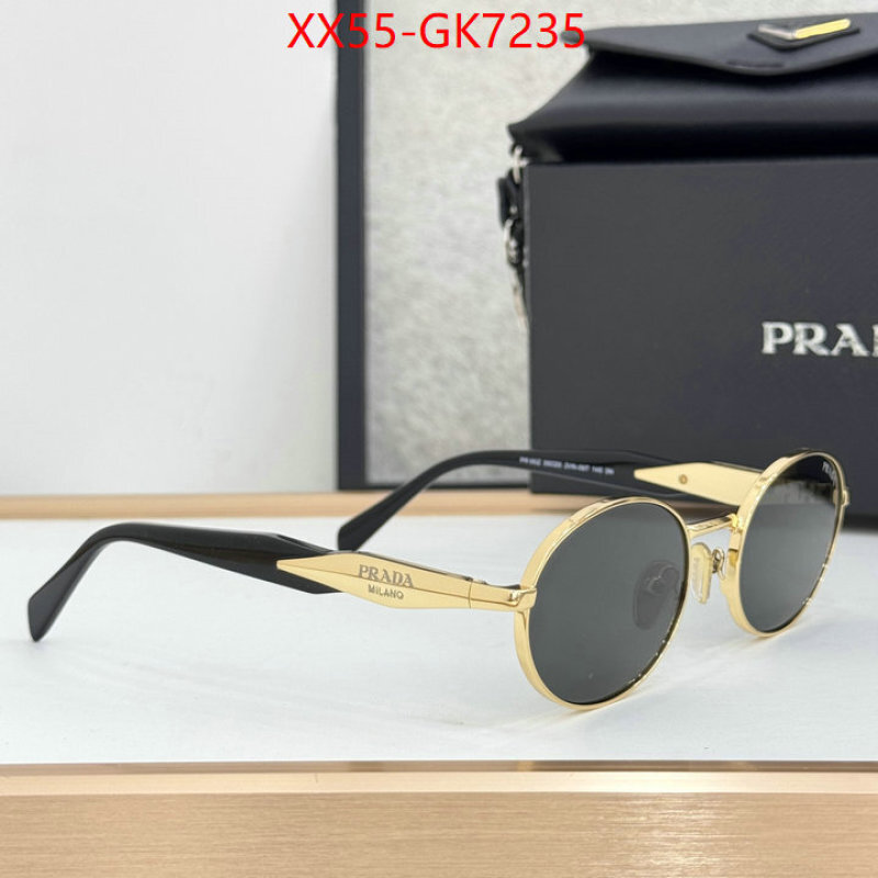 Glasses-Prada 2024 replica wholesale cheap sales online ID: GK7235 $: 55USD