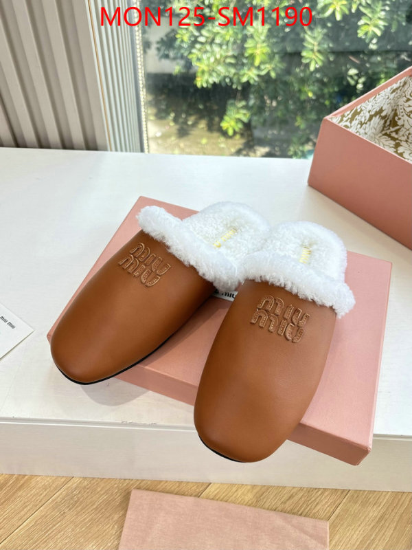 Women Shoes-Miu Miu best quality replica ID: SM1190 $: 125USD