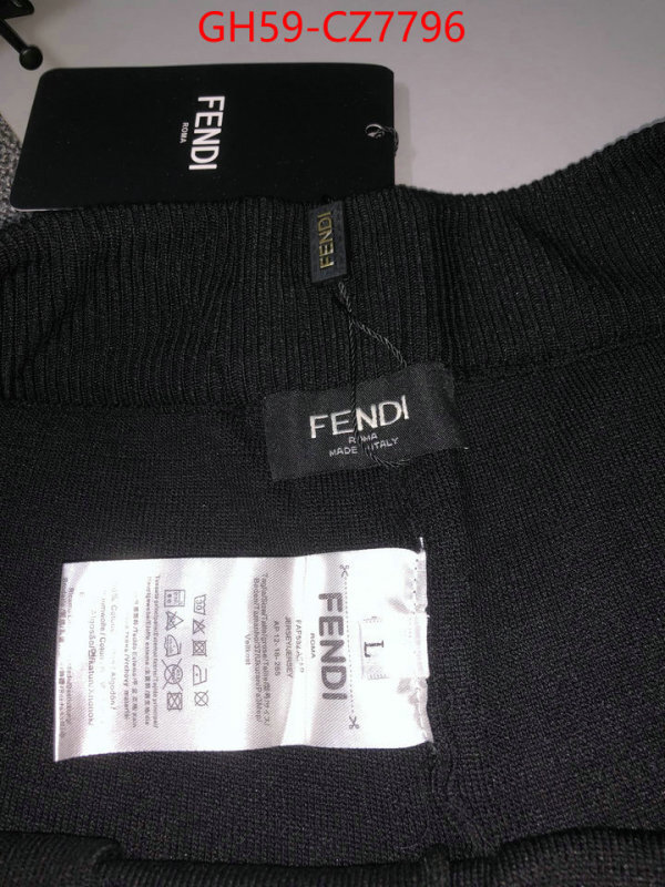 Clothing-Fendi where should i buy replica ID: CZ7796 $: 59USD