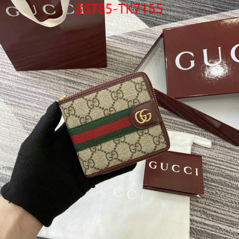 Gucci Bags(TOP)-Wallet- high quality perfect ID: TK7155 $: 85USD,
