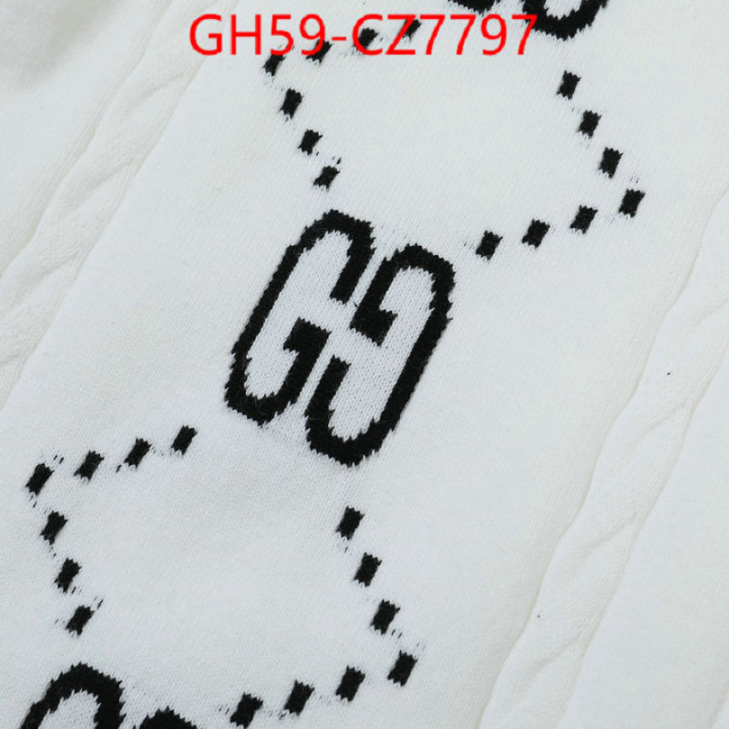 Clothing-Gucci cheap wholesale ID: CZ7797 $: 59USD
